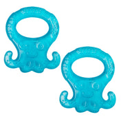 Adore Luscious Water Filled EVA Teethers- Blue Octopus -2pack