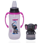 Adore Yeah! The Character Hood Narrow Neck Soft Spout Sipper 250ml - Elephant