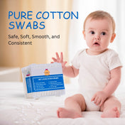 Adore Baby Cotton Swabs with Double Ste,- Pack of 60 Swabs