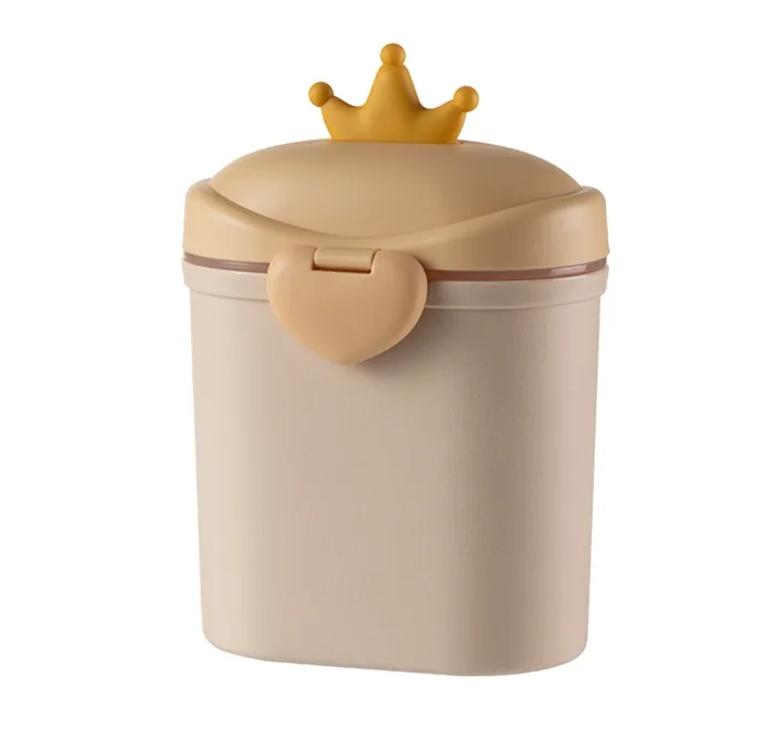 Adore Empire Senior Princely Baby Formula Dispenser with Leveler and Scoop - Yellow