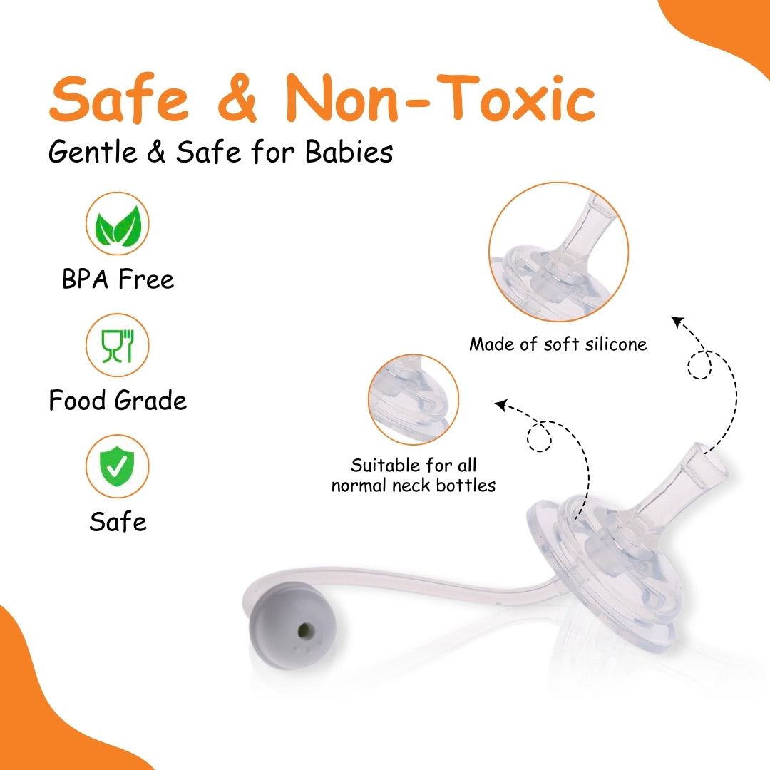 Adore Gravity- The Wide Neck Silicon Straw with Gravity Ball- Pack of 1