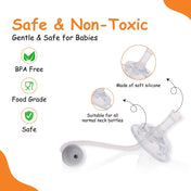 Adore Gravity- The Wide Neck Silicon Straw with Gravity Ball- Pack of 1