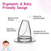 Adore Spouty- The Regular Neck Soft Silicon Spout- Pack of 2