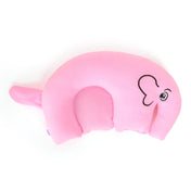 Adore Li'l Elephant- The Neck Shaped Mustard/ Rai Seeds Pillow - Pink