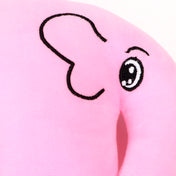 Adore Li'l Elephant- The Neck Shaped Mustard/ Rai Seeds Pillow - Pink