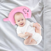 Adore Li'l Elephant- The Neck Shaped Mustard/ Rai Seeds Pillow - Pink