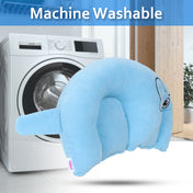 Adore Li'l Elephant- The Neck Shaped Mustard/ Rai Seeds Pillow - Blue