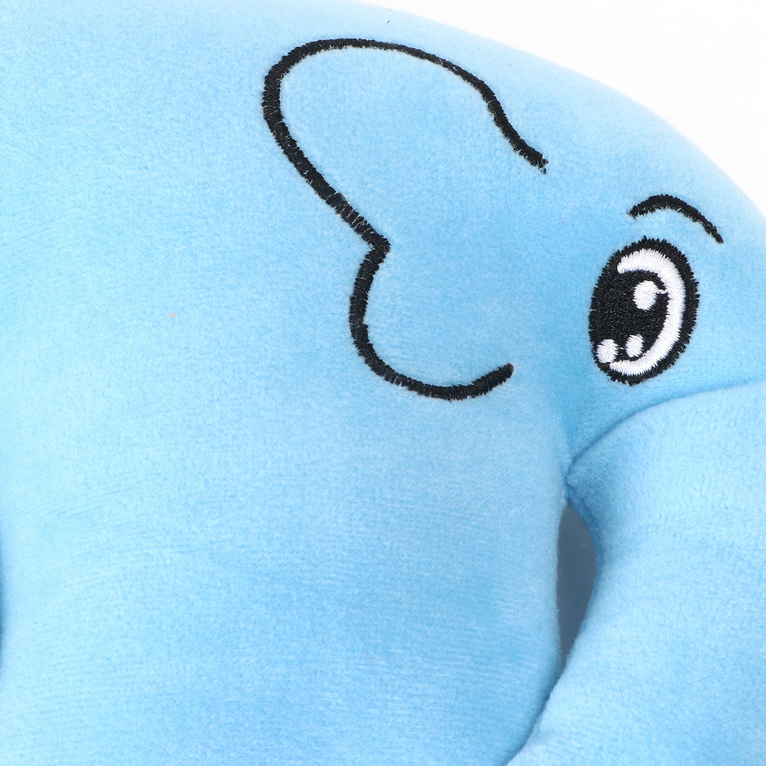 Adore Li'l Elephant- The Neck Shaped Mustard/ Rai Seeds Pillow - Blue