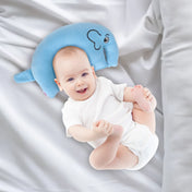 Adore Li'l Elephant- The Neck Shaped Mustard/ Rai Seeds Pillow - Blue