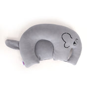 Adore Li'l Elephant- The Neck Shaped Mustard/ Rai Seeds Pillow - Grey