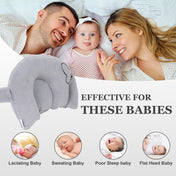 Adore Li'l Elephant- The Neck Shaped Mustard/ Rai Seeds Pillow - Grey