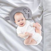 Adore Li'l Elephant- The Neck Shaped Mustard/ Rai Seeds Pillow - Grey