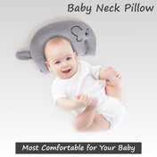 Adore Li'l Elephant- The Neck Shaped Mustard/ Rai Seeds Pillow - Grey