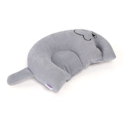 Adore Li'l Elephant- The Neck Shaped Mustard/ Rai Seeds Pillow - Grey