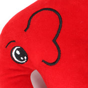 Adore Li'l Elephant- The Neck Shaped Mustard/ Rai Seeds Pillow - Red