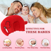 Adore Li'l Elephant- The Neck Shaped Mustard/ Rai Seeds Pillow - Red