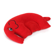 Adore Li'l Elephant- The Neck Shaped Mustard/ Rai Seeds Pillow - Red