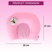 Adore Li’l TED- The Neck Shaped Mustard/ Rai Seeds Pillow - Pink