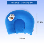 Adore Li’l TED- The Neck Shaped Mustard/ Rai Seeds Pillow - Blue