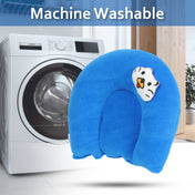 Adore Li’l TED- The Neck Shaped Mustard/ Rai Seeds Pillow - Blue