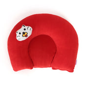 Adore Li’l TED- The Neck Shaped Mustard/ Rai Seeds Pillow - Red
