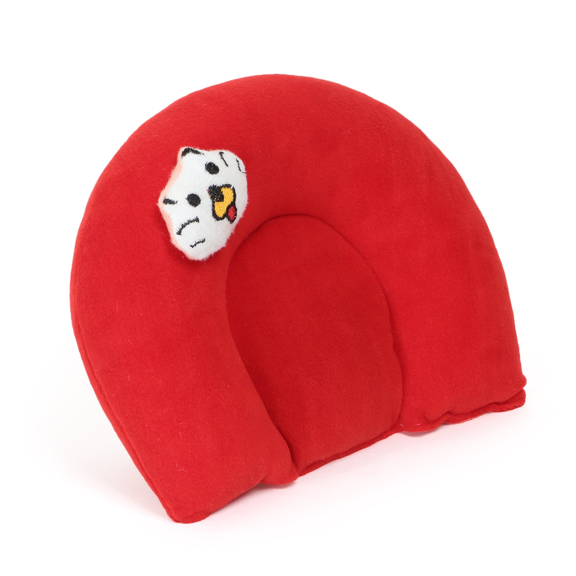 Adore Li’l TED- The Neck Shaped Mustard/ Rai Seeds Pillow - Red