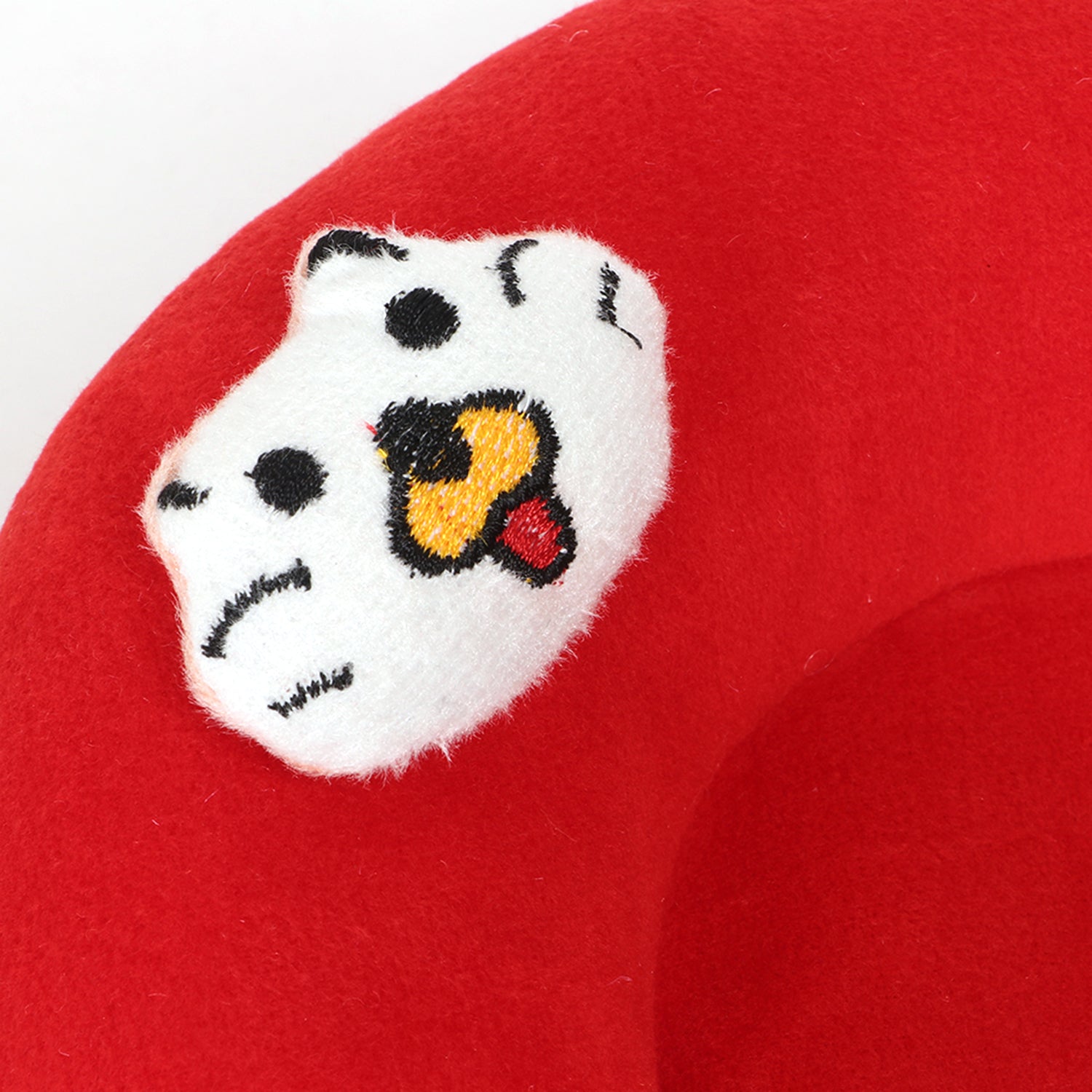 Adore Li’l TED- The Neck Shaped Mustard/ Rai Seeds Pillow - Red
