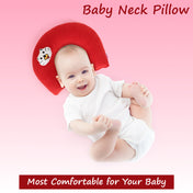 Adore Li’l TED- The Neck Shaped Mustard/ Rai Seeds Pillow - Red