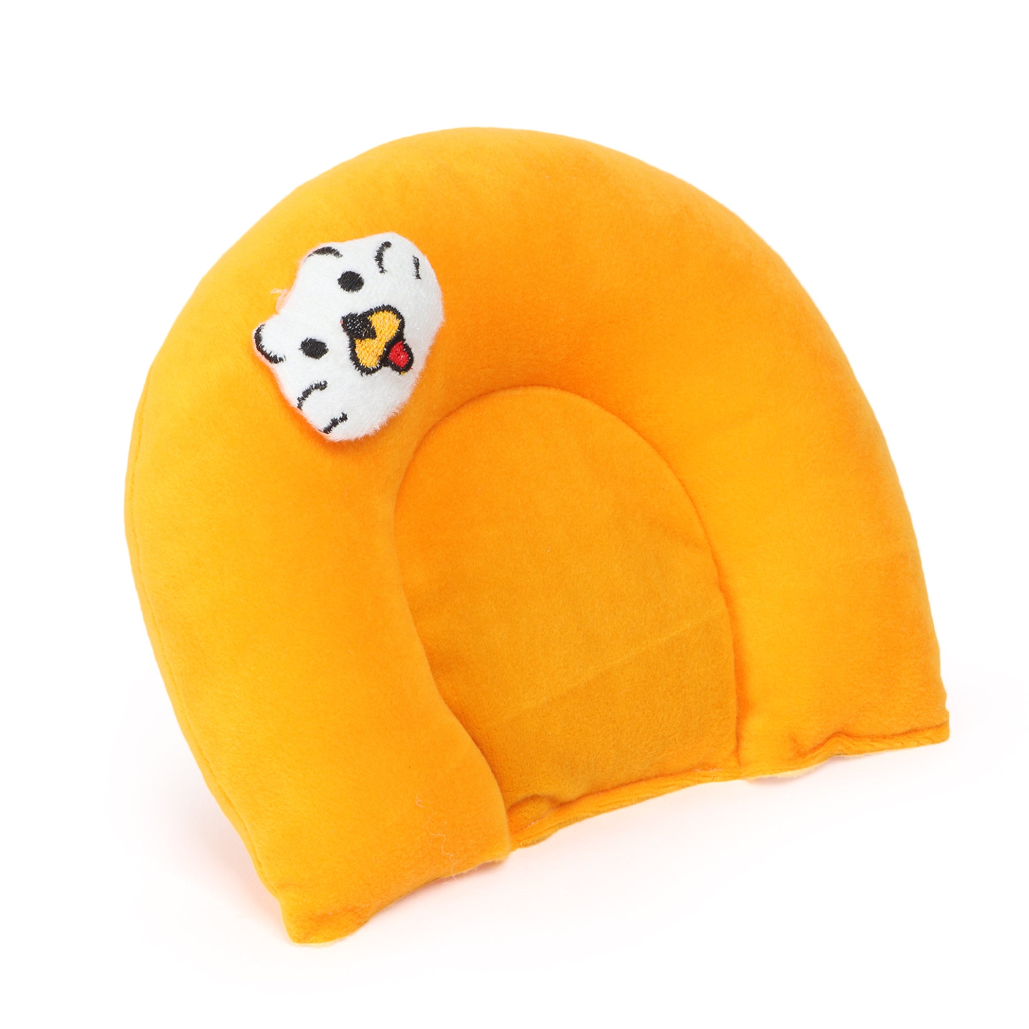 Adore Li’l TED- The Neck Shaped Mustard/ Rai Seeds Pillow - Oange