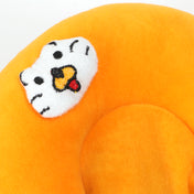 Adore Li’l TED- The Neck Shaped Mustard/ Rai Seeds Pillow - Oange