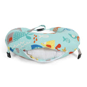 Adore Feedero! Baby Multipurpose Feeding Pillow with Fence Protection and Adjustable Belt-Blue