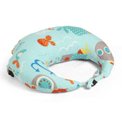 Adore Feedero! Baby Multipurpose Feeding Pillow with Fence Protection and Adjustable Belt-Blue