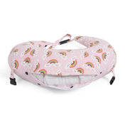 Adore Feedero! Baby Multipurpose Feeding Pillow with Fence Protection and Adjustable Belt-Pink