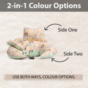 Adore Feedero! Baby Multipurpose Feeding Pillow with Fence Protection and Adjustable Belt-Brown