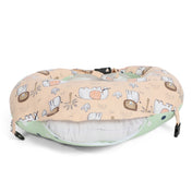 Adore Feedero! Baby Multipurpose Feeding Pillow with Fence Protection and Adjustable Belt-Brown