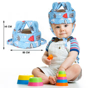 Adore REINDEER - The Adjustable Safety Head Protector Helmet with Adjustable Strap - Blue
