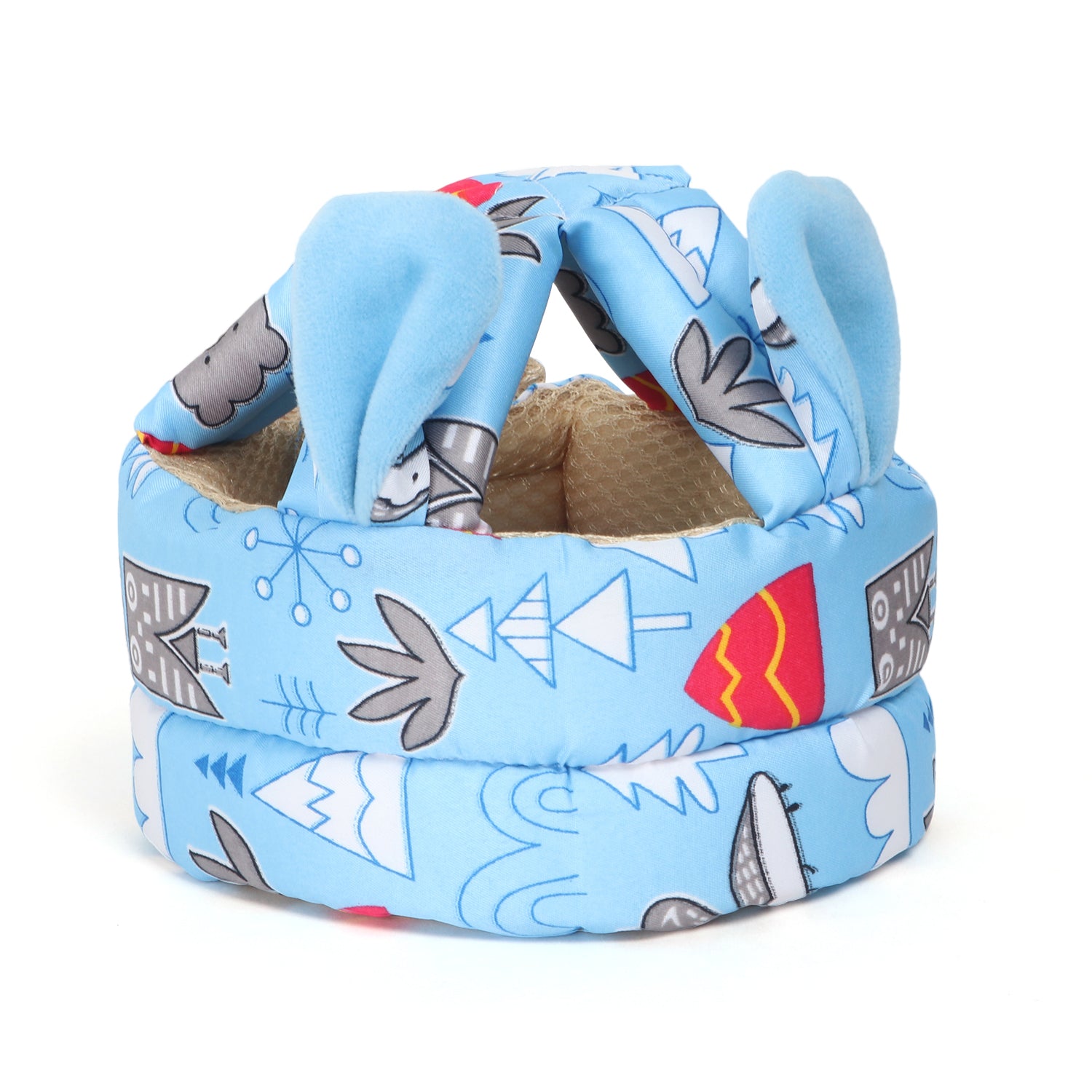 Adore REINDEER - The Adjustable Safety Head Protector Helmet with Adjustable Strap - Blue