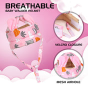 Adore REINDEER - The Adjustable Safety Head Protector Helmet with Adjustable Strap - Pink