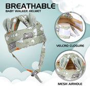 Adore REINDEER - The Adjustable Safety Head Protector Helmet with Adjustable Strap - Green