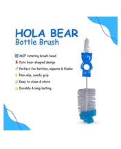 Adore Hola Bear 2 in 1 Bottle Cleaning Brush Kit- Green
