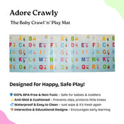 Adore Crawly Baby Crawl n Play Mat - Combo 1 (Light color)