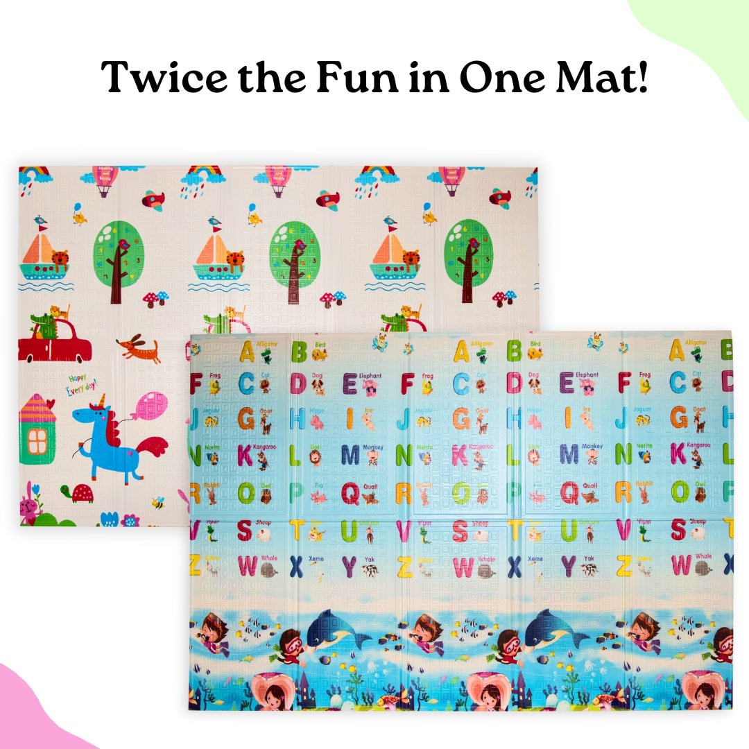 Adore Crawly Baby Crawl n Play Mat - Combo 1 (Light color)