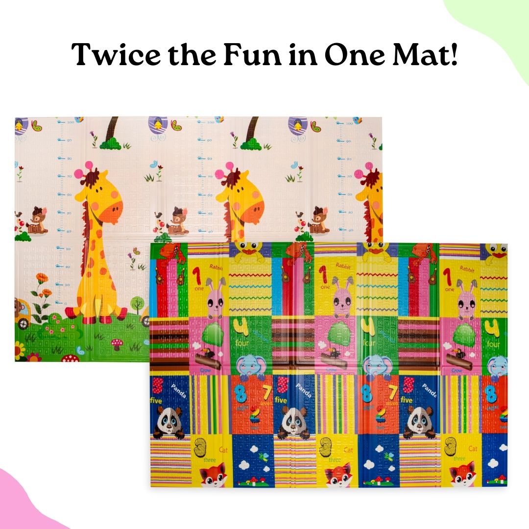 Adore Crawly Baby Crawl n Play Mat - Combo 2 (Dark color)