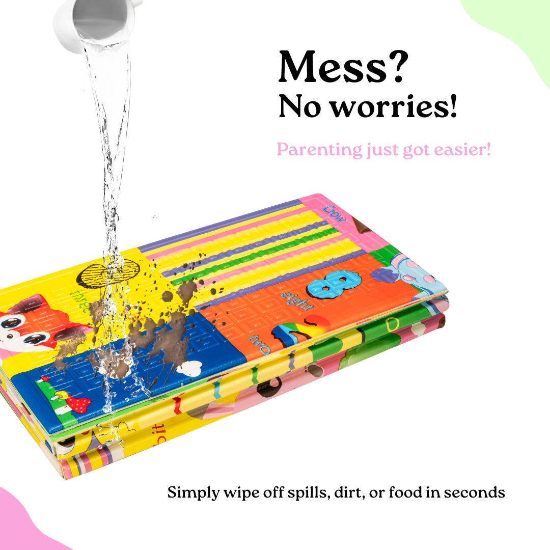 Adore Crawly Baby Crawl n Play Mat - Combo 2 (Dark color)