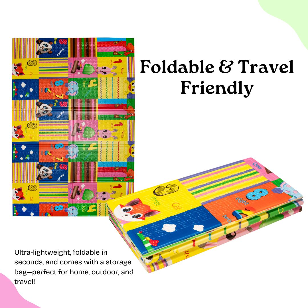 Adore Crawly Baby Crawl n Play Mat - Combo 2 (Dark color)