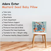 Adore Exter! Baby Pillow with Mustard Seeds- 600g -Elephant