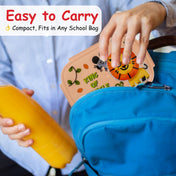 Adore Winner! Kids Stainless Steel Lunch box with Storage Box and Steel Spoon - Orange