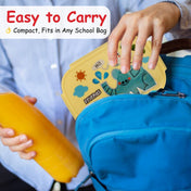 Adore Winner! Kids Stainless Steel Lunch box with Storage Box and Steel Spoon -Blue