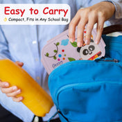 Adore Winner! Kids Stainless Steel Lunch box with Storage Box and Steel Spoon - Red