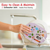 Adore Winner! Kids Stainless Steel Lunch box with Storage Box and Steel Spoon - Red